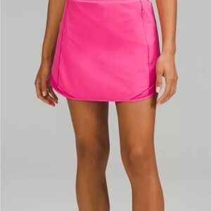 LULULEMON HOTTY HOT HR SKIRT *LONG IN SONIC PINK (SNCP) SZ 6 NWT
